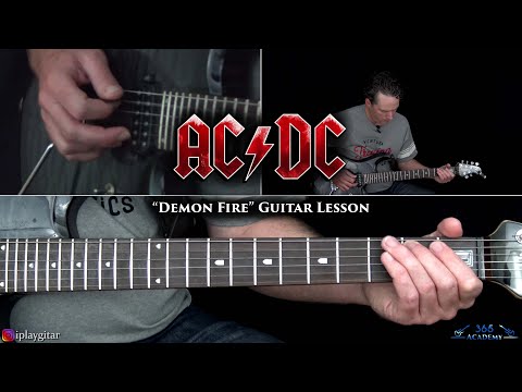 AcDc - Demon Fire Guitar Lesson