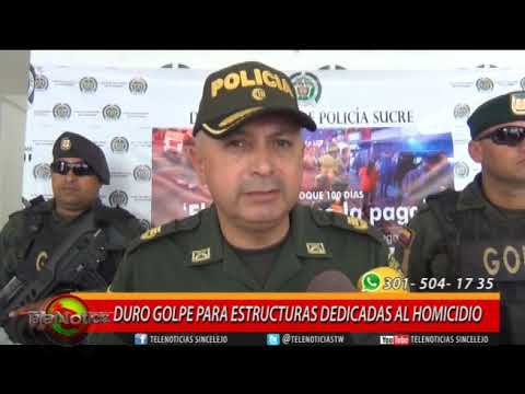 DURO GOLPE PARA ESTRUCTURAS DEDICADAS AL HOMICIDIO
