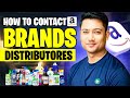 How to contact wholesale suppliers for amazon fba  contact brands for collaboration