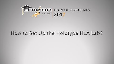 How to Set Up the Holotype HLA Lab