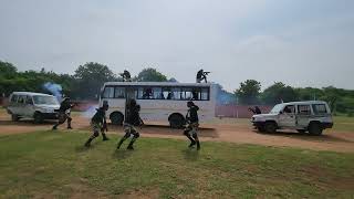 Bus hijacking demo by CISF Hyderabad