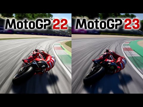 MotoGP 22 Vs MotoGP 23 
