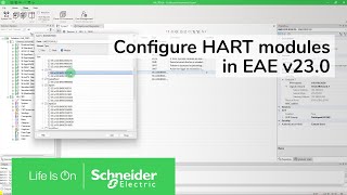How to configure HART modules in EcoStruxure Automation Expert v23.0 | Schneider Electric Support