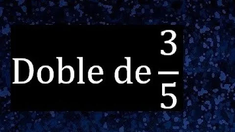 ¿Qué es doble 3 4?