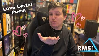 Love Letter | Board Game Poetry| Spoken Word