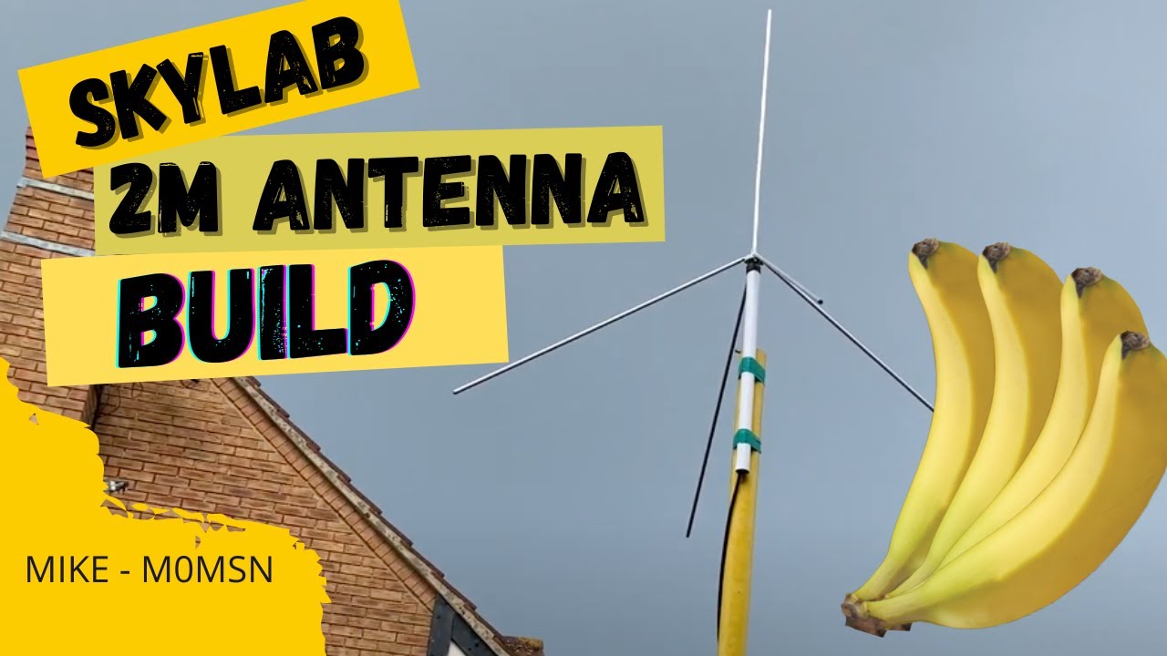 HAM RADIO 2M/70cm Skylab Build. HomeBrew 2M antenna 143 148 MHz