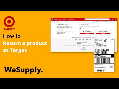 How to Return a Product at Target - video from WeSupply Labs