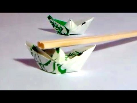 Origami Chopstick Wrapper: Swan Instructions in 11 Easy Steps