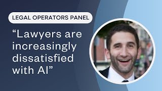 AI Hype in Legal is Declining