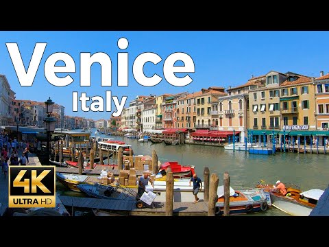 Venice, Italy Walking Tour (4k Ultra HD 60fps)