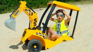 Artem ride on toys kids Transport | Tractor, Excavator, Buldoser, JCB