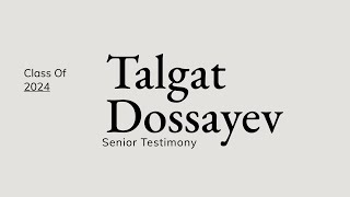 Talgat Dossayev | Senior Testimony by The Master's Seminary 775 views 1 month ago 3 minutes, 18 seconds