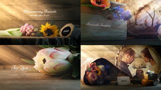 Wedding, Love & Flowers After Effects Templates