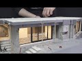 How to Make Amazing House(model) #4 - Concrete slab &amp; electric wiring
