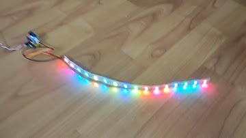 WS2812b led strip with ESP8266 WiFi module control via browser