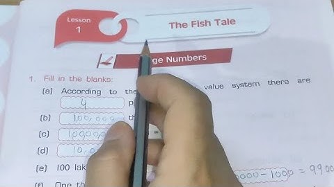 The Fish Tale Chapter -1 || Class 5th Maths || Workbook Arya publishers || Apc Workbook