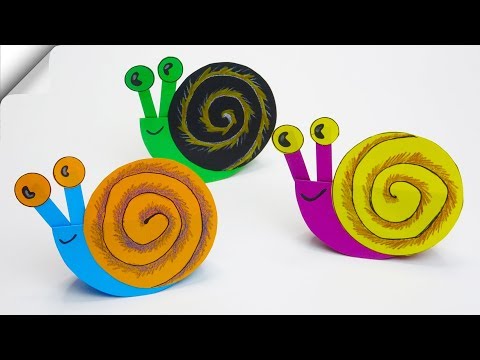 DIY paper toys | Easy paper snail | Crafts