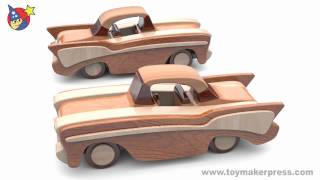 Wood Toy Plans -  Classic Cars - 57 Chevy