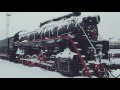 Новогодний ретро-поезд 2016 и музей железнодорожной техники в Киеве.