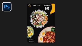 Membuat Poster Makanan Sederhana di Photoshop | Tutorial Photoshop