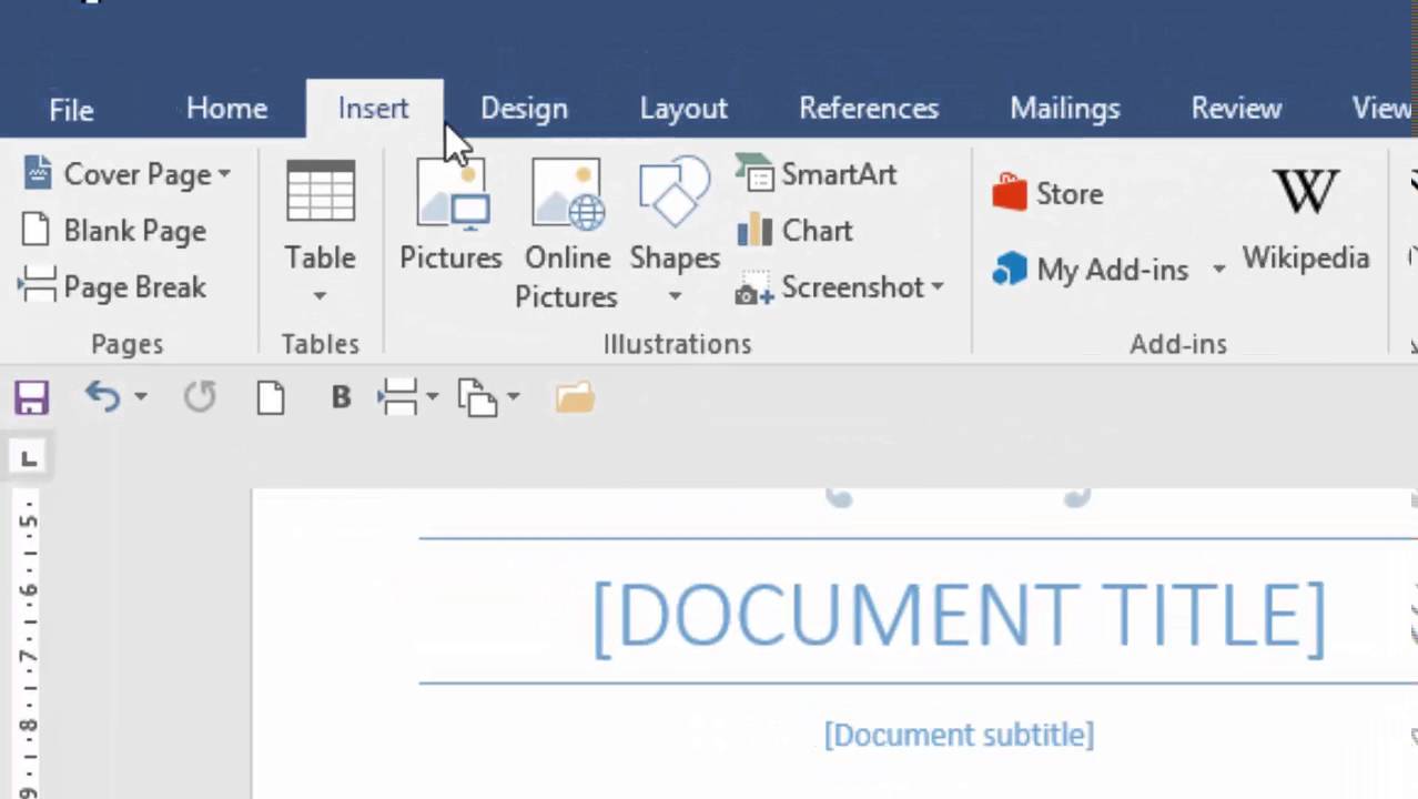 Table Of Contents In Word 2016 Youtube