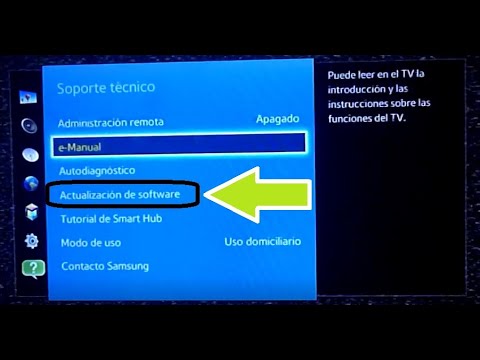 Video: Cómo Actualizar Un Televisor Samsung