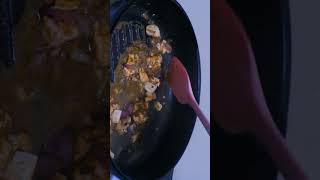 Having Dinner With Stir Fried Chicken With Andaliman Spice, Fried Tofu Cabbage Soup