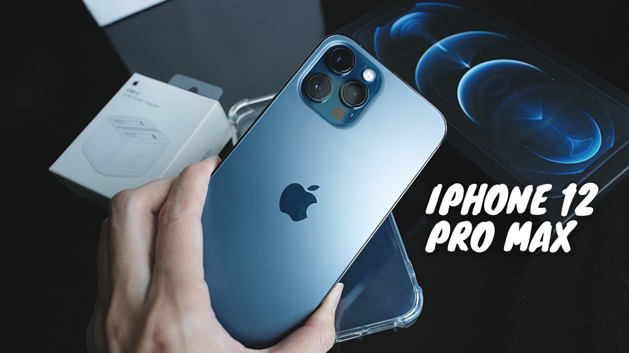 iPhone 12 Pro Max Unboxing Pacific Blue