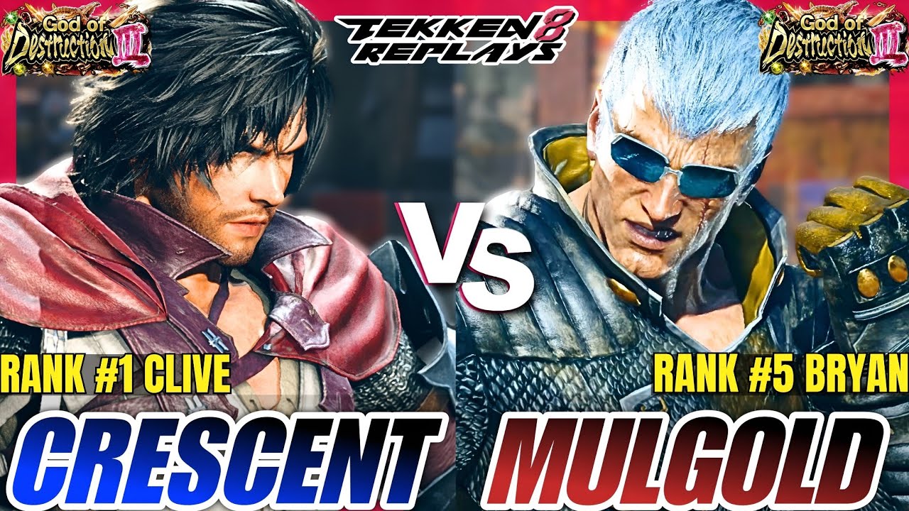 Tekken 8 - Crescent (Clive) vs Mulgold (Bryan) | High Level Ranked Matches