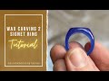 Wax Carving / Part 2: Making a signet ring with wax carving tools