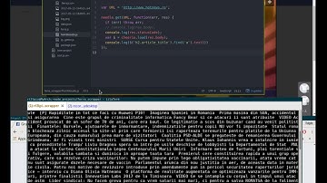 needle + cheerio nodejs webscrapping