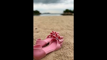 Thumbnail of Footprints in the sand, sparkle in the air.