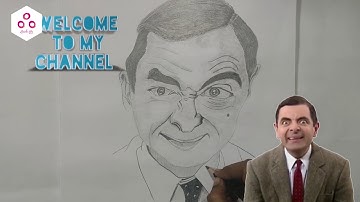 How to Draw Mr. Bean | Drawing Lesson | draw Mr. Bean face pencil drawing step by step