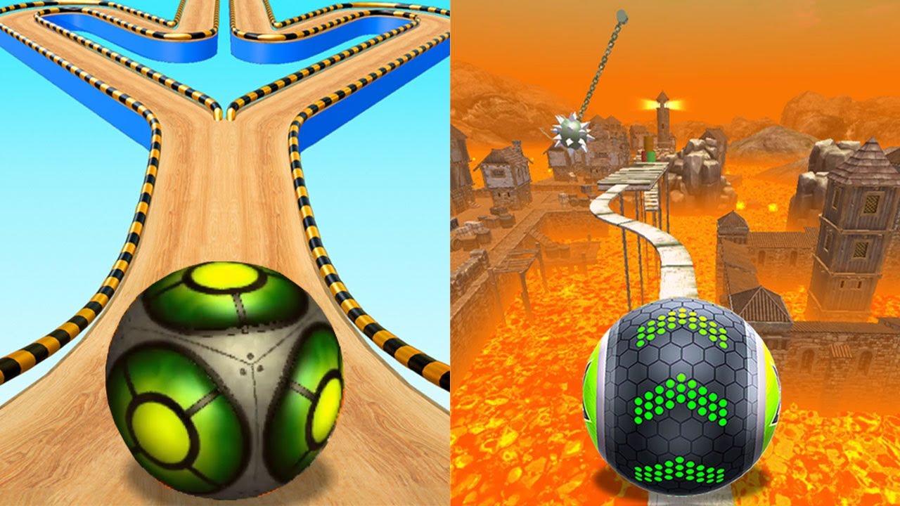 🛑 Going Balls VS Rollance Adventure Ball,Rolling Balance,Space Rolling Balls,Rolling Ball Sky Escape