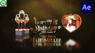 ae project file Golden Birthday Wishes 28-Video World || AE Project free  Download screenshot 5