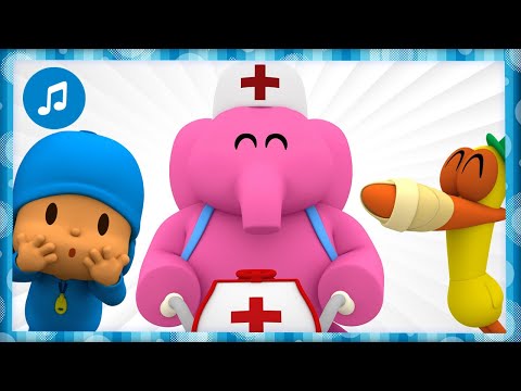 🏥💖CANCIONES INFANTILES de POCOYÓ - Elly enfermera | Caricaturas y dibujos animados