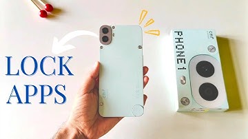How to Lock Apps On Nothing CMF Phone 1 | App Lock Settings