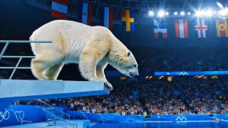 The Olympic Diving Championship🏆| Animal Olympics diving board | Which National Animal Dives BEST?!