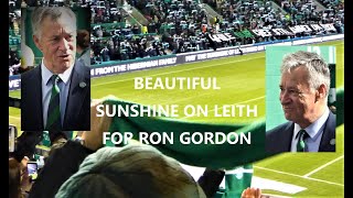 BEAUTIFUL SUNSHINE ON LEITH FOR RON GORDON