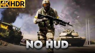 Battlefield: Bad Company 2 | No HUD & No Effects Mod Showcase | 4K HDR