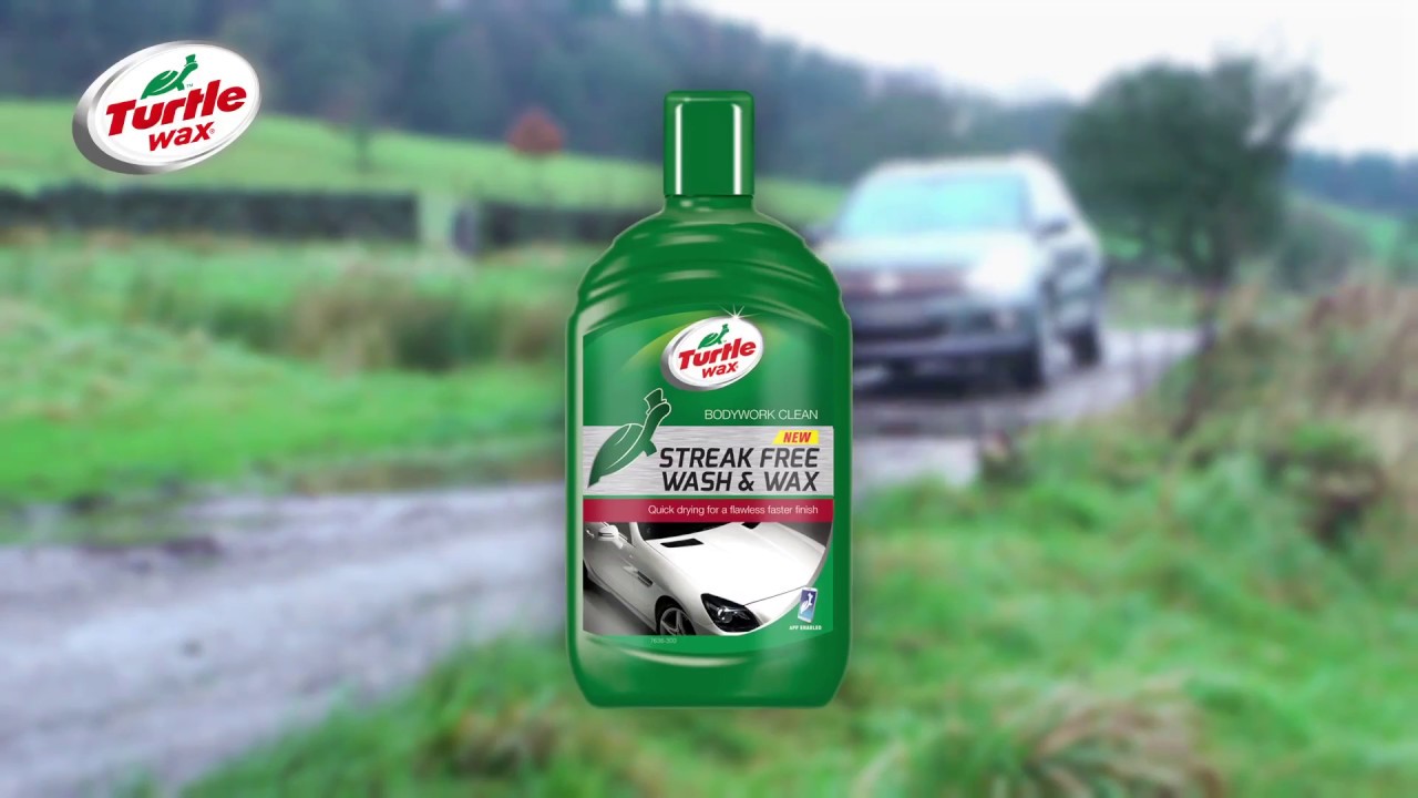 Turtle Wax Streak Free Wash & Wax YouTube