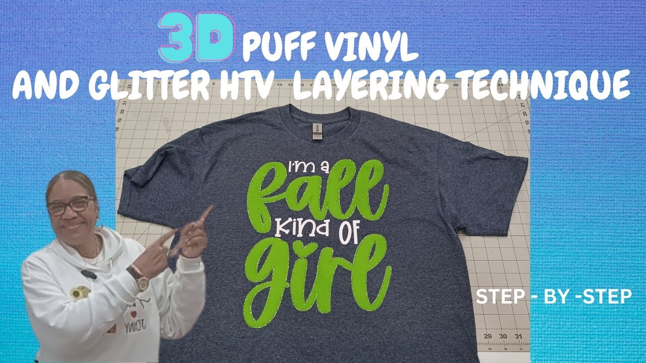 Father's Day Shirt with Flock & Puff HTV - Textured HTV Tutorial