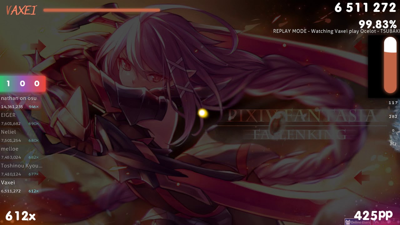 Vaxei | Ocelot - TSUBAKI [EX EX] +HDHR 99.33% | Snipe Cookiezi {#1 427pp FC} - osu! umbrella lyrics