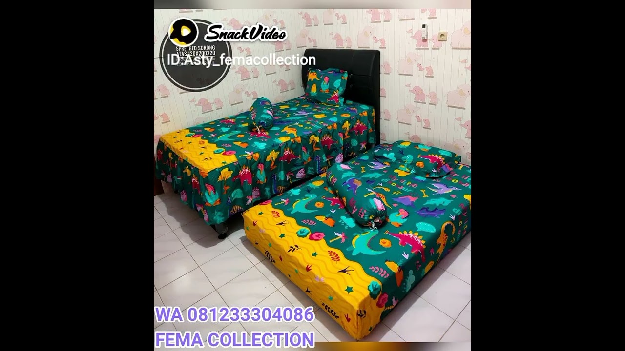 SPREI BED SORONG MURAH BAGUS LEMBUT NYAMAN ❤️ WA 081233304086 🌸FEMA COLLECTION🌸
