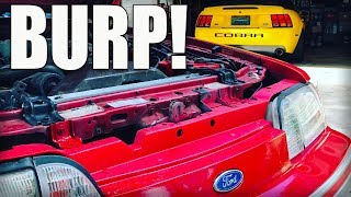 LET'S BURP A FOXBODY! / HOW TO DRAIN, CHANGE AND BURP YOUR FOX!