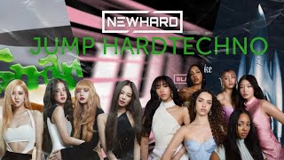 JUMP HARD TECHNO X LIKE JENNIE X GNARLY - BLACKPINK & KATSEYE (NEWHARD MASHUP EDIT).