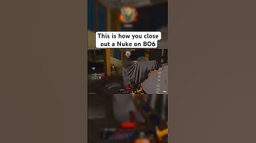BO6 Nuke Gameplay Closing out Nuke in Style