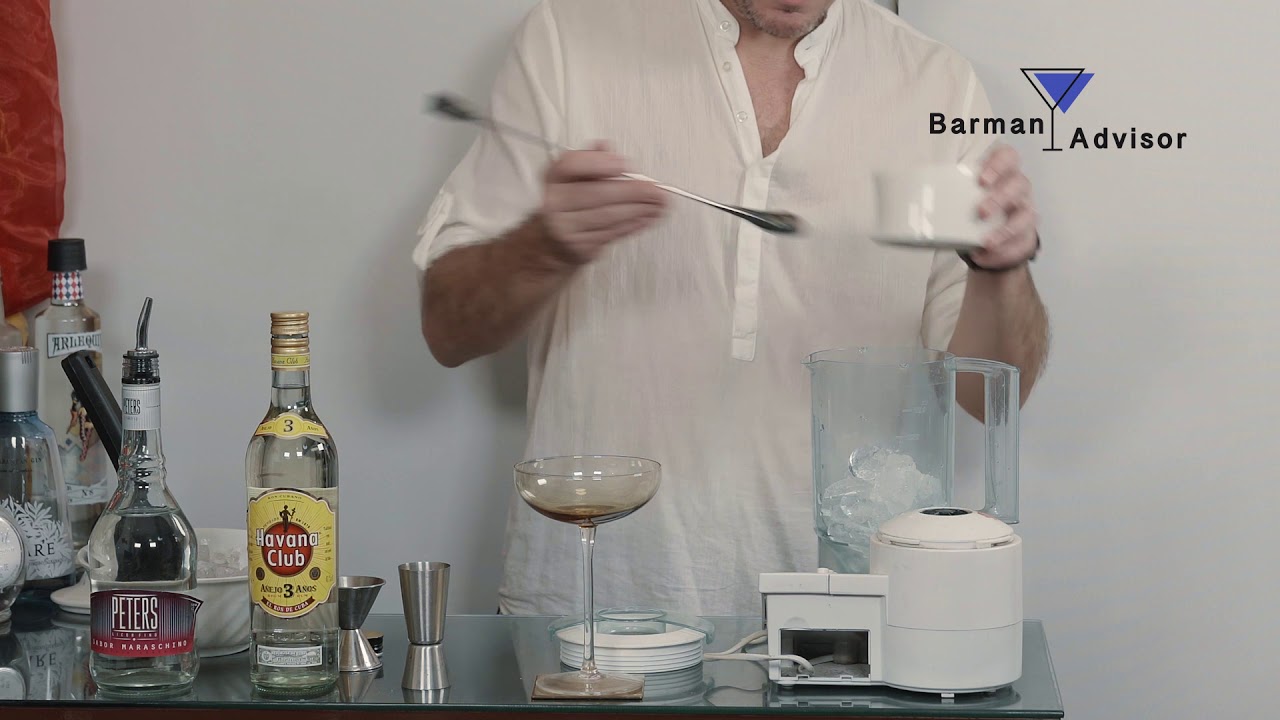 COMO PREPARAR UN CLÁSICO DAIQUIRI FLORIDITA - YouTube