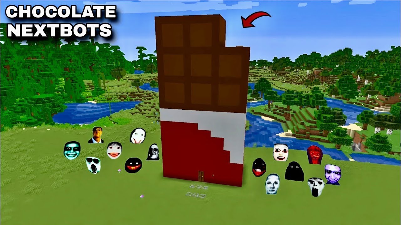 I FOUND CHOCOLATE HOUSE🍫WITH 100 NEXTBOTS in Minecraft - Gameplay - Coffin Meme