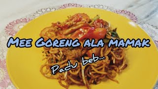 Mee goreng ala mamak yang mudah & sedap